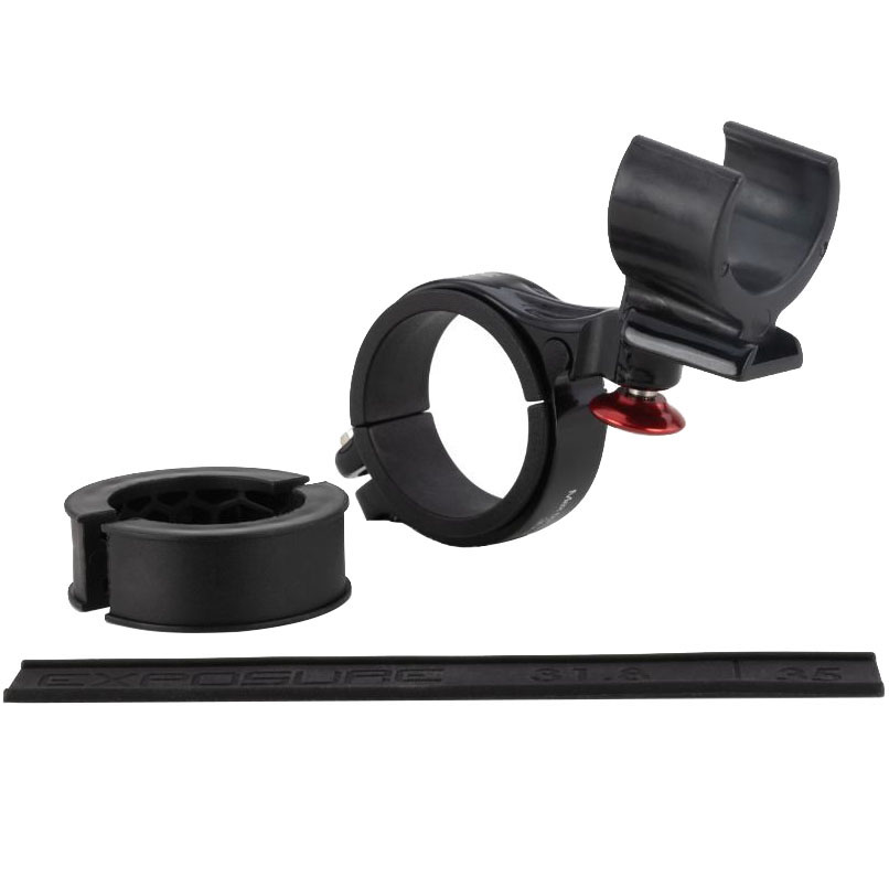 Exposure Lights Handlebar Bracket Set, 31.8-35mm, Black