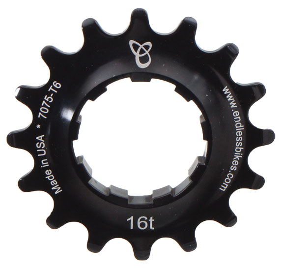 Endless Bike Kick Ass Cog, 16t - Black Ano