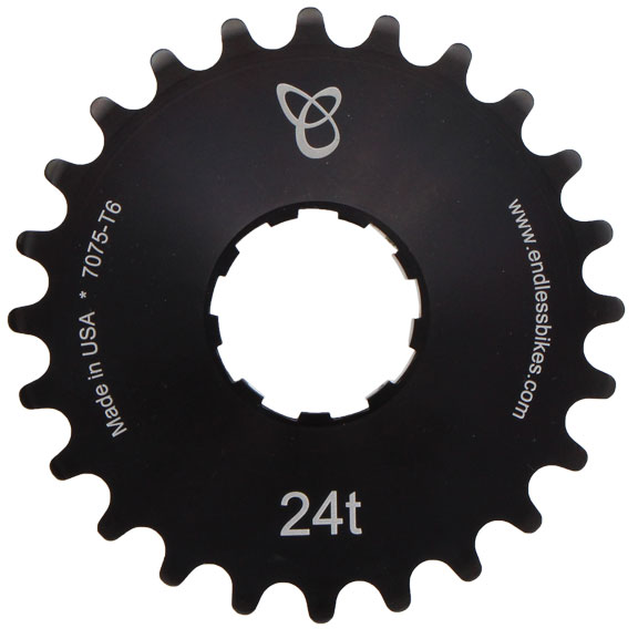 Endless Bike Kick Ass Cog, 24t - Black Ano