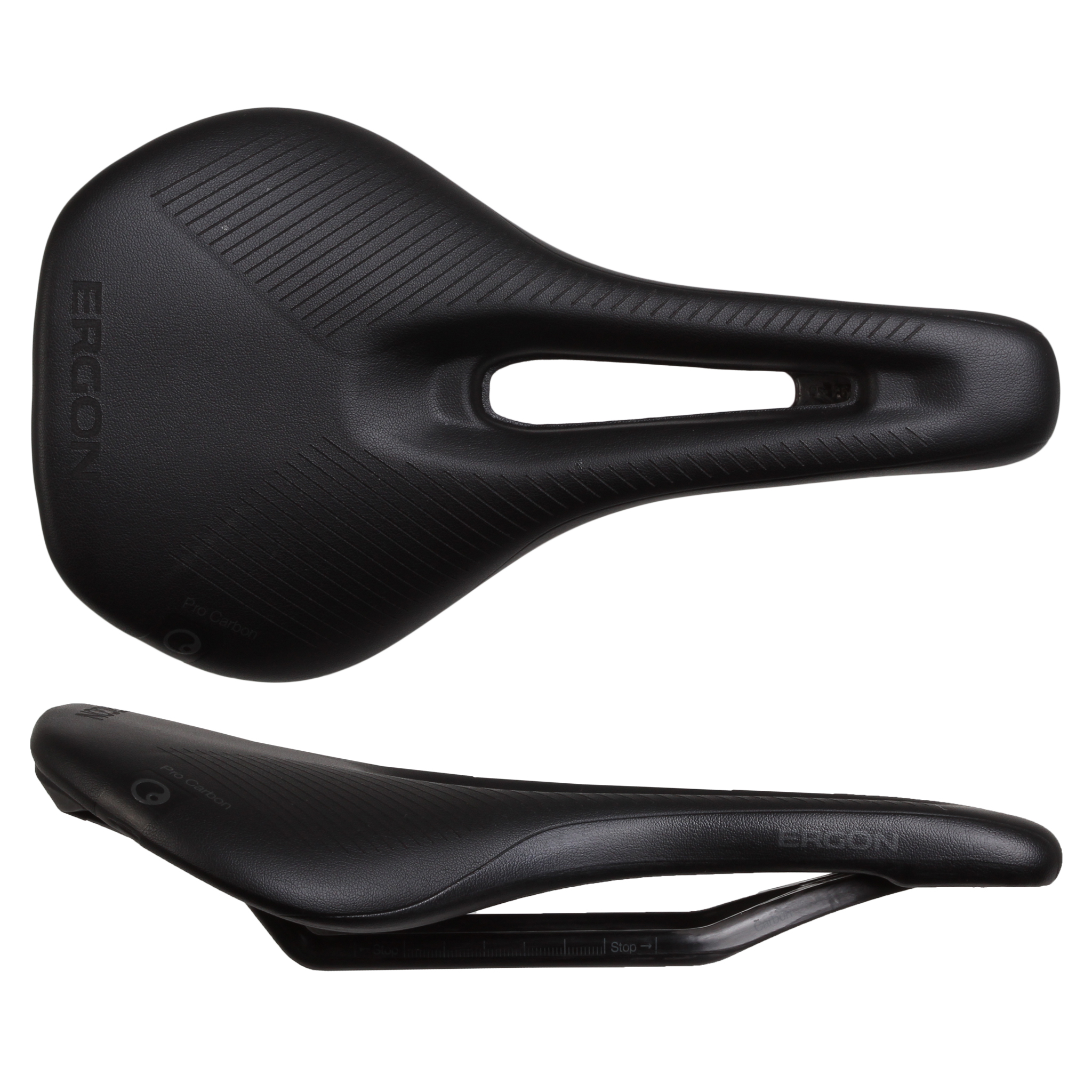 Ergon SR Pro Carbon Women's Saddle, Small/Medium, Stealth