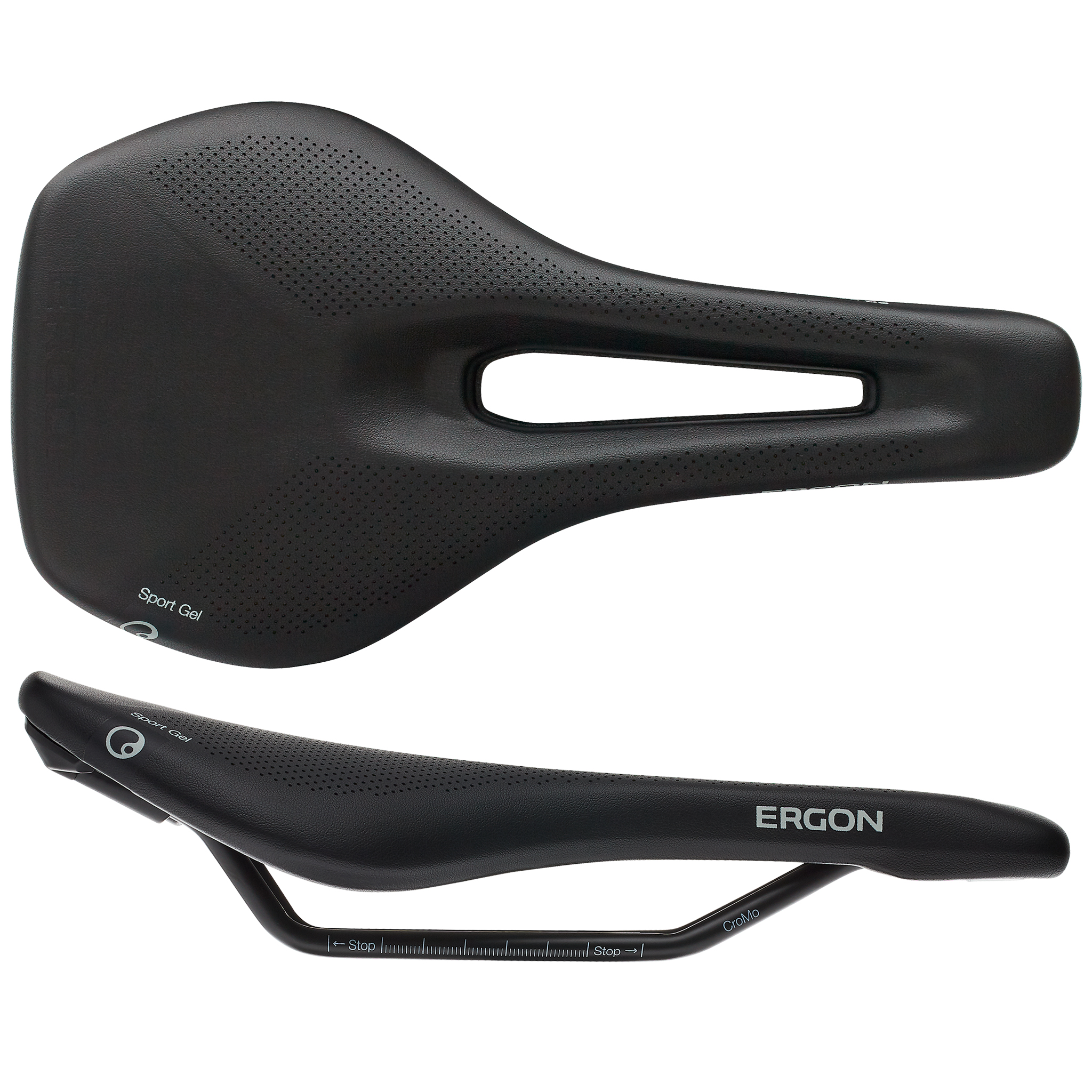 Ergon SR Sport Gel Women's Saddle, Small/Medium, Black