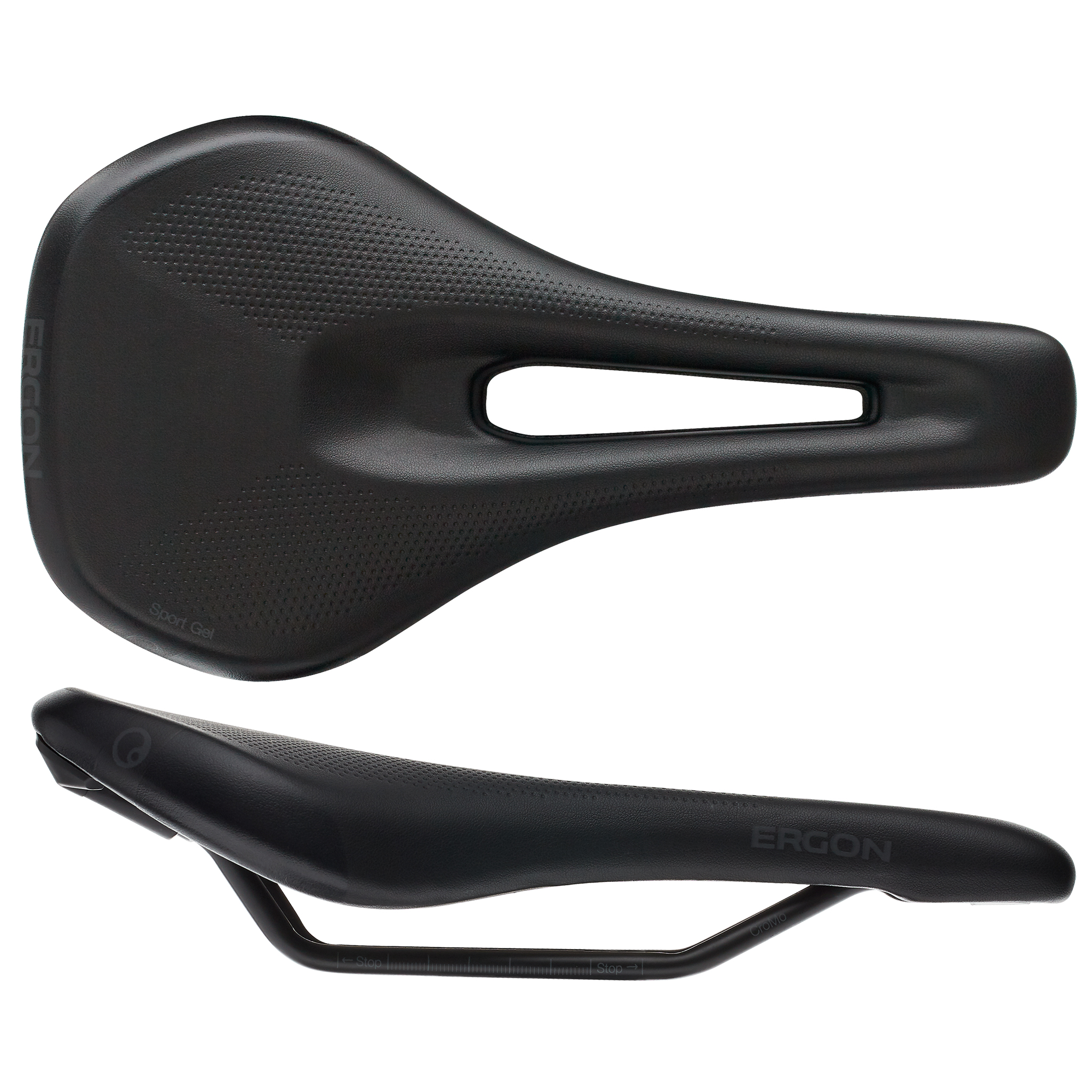 Ergon SM Sport Gel Women's Saddle, Small/Medium, Stealth