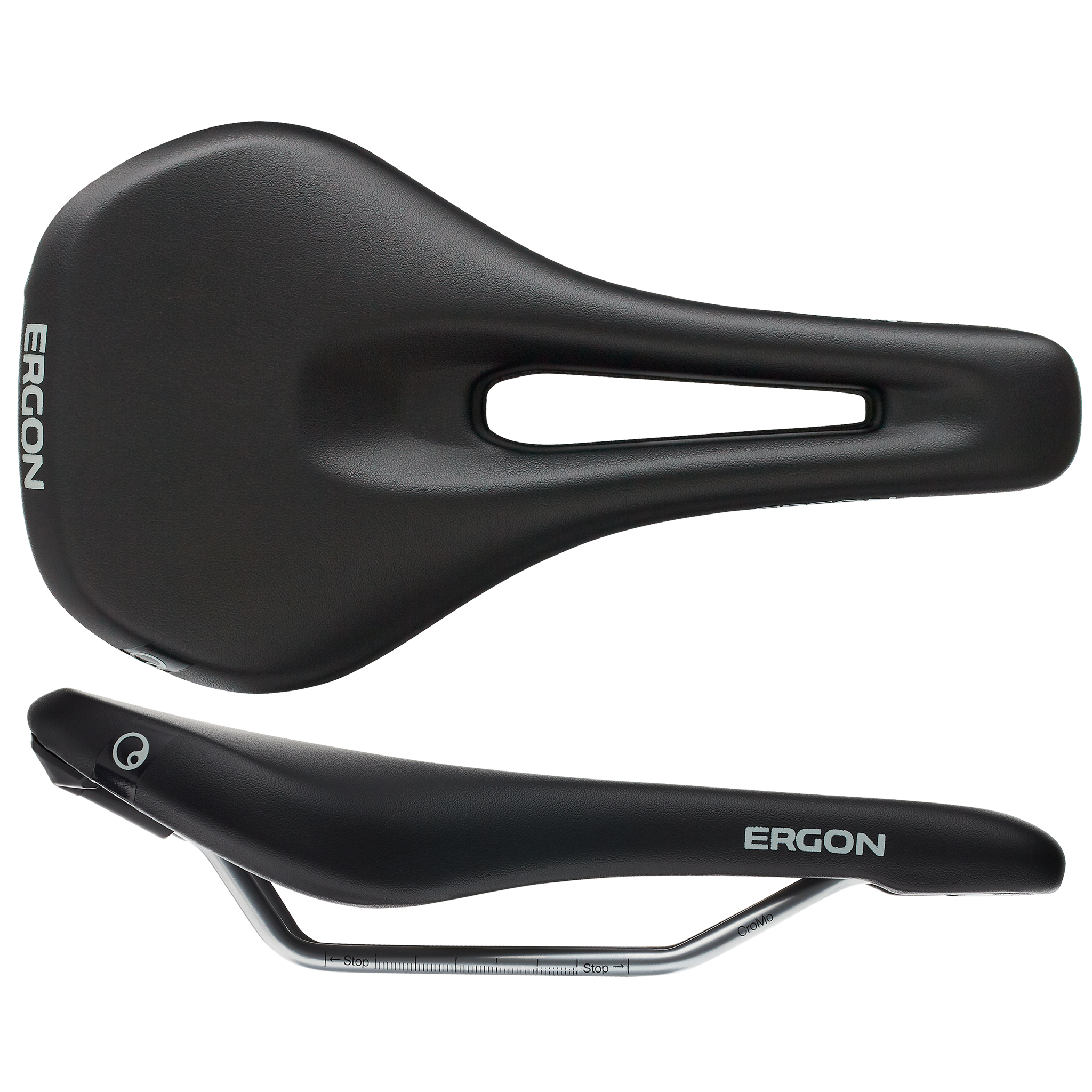 Ergon SM Women's Saddle, Small/Medium, Black