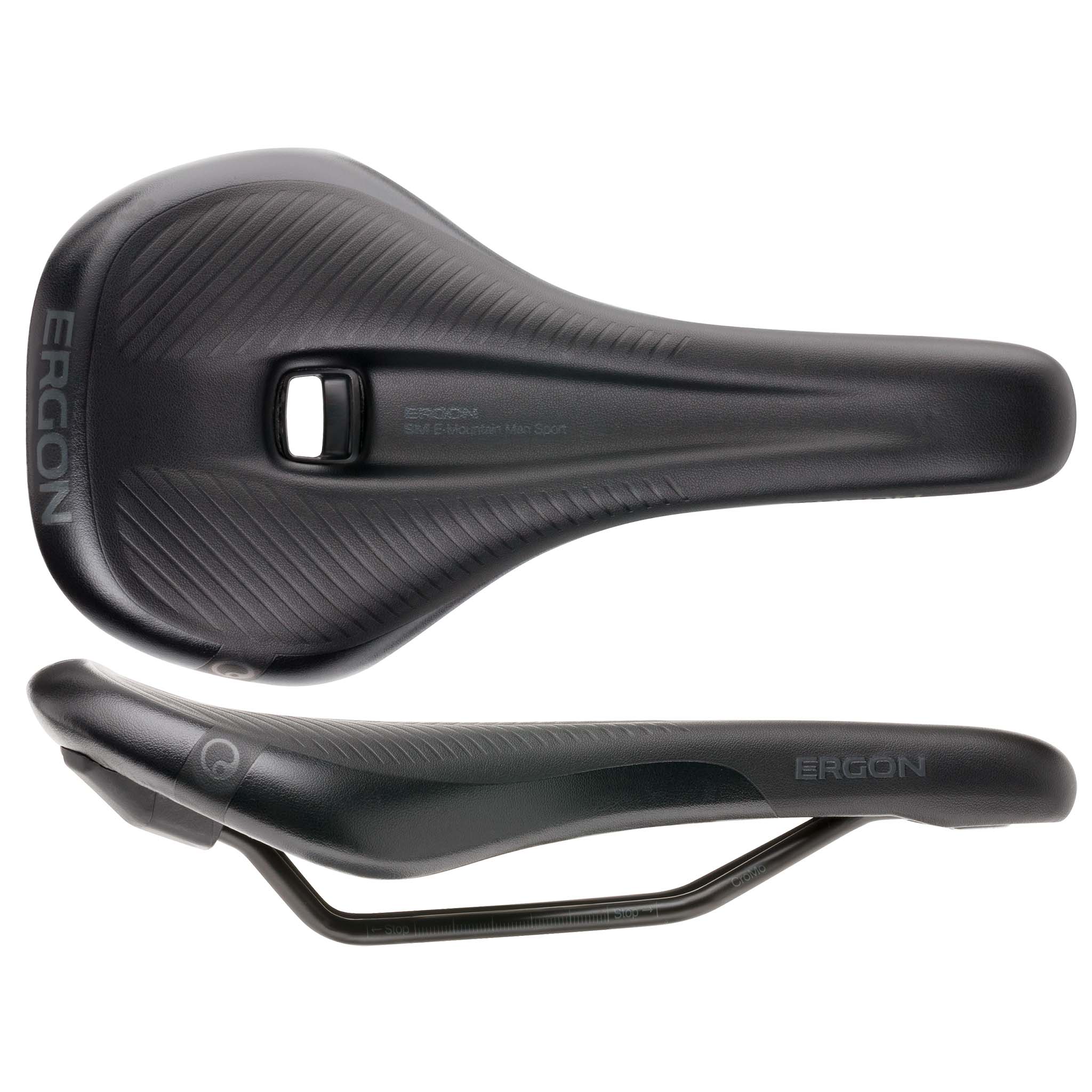 Ergon SM E-Mountain Sport Men's Saddle, S/M, Stealth