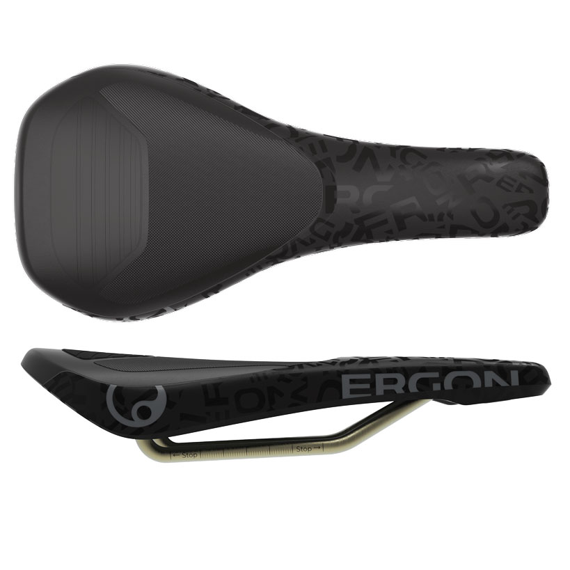 Ergon SM Downhill Pro Titanium Team Saddle, Black