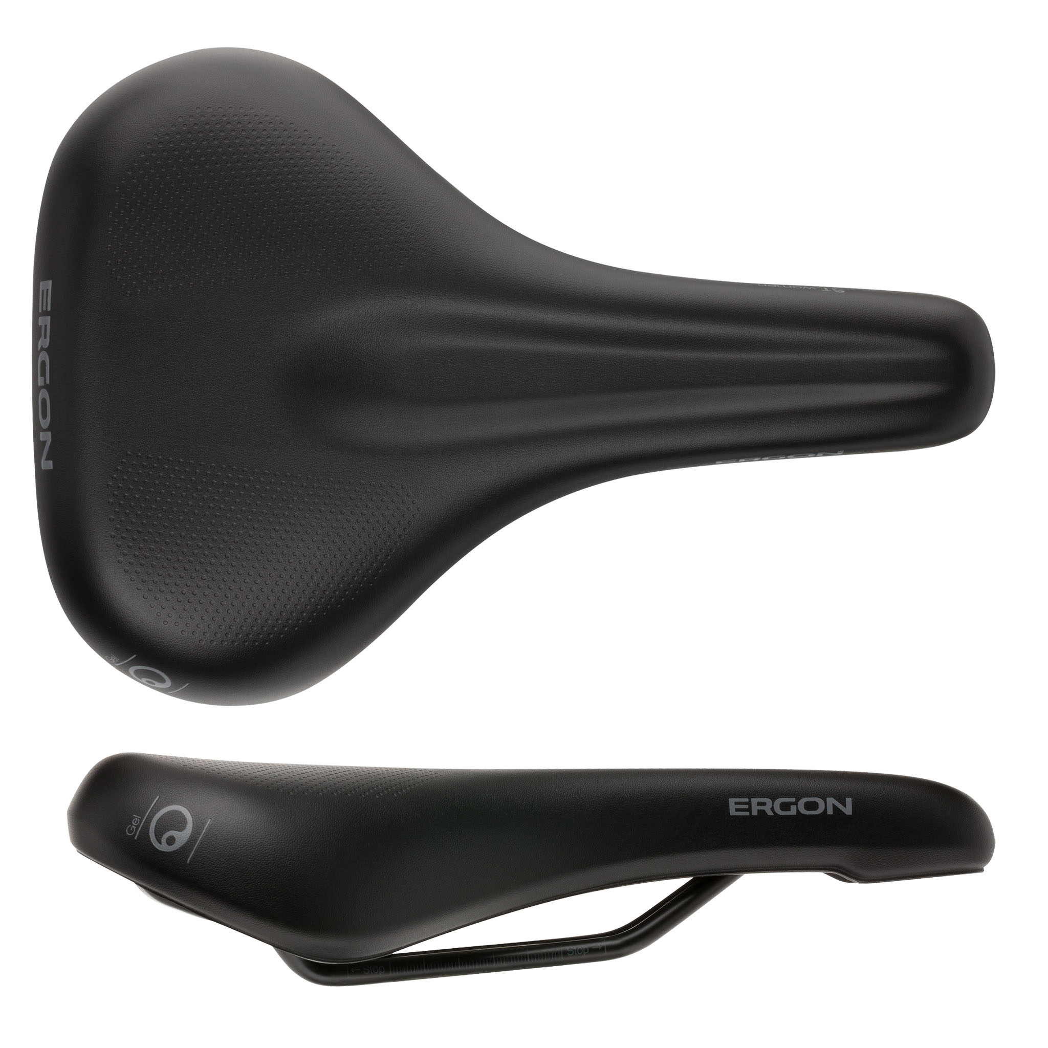 Ergon ST Gel Women's Saddle, Medium/Large, Black