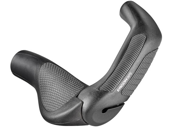 Ergon GP5 Grips, 210mm Composite Bar End, Large