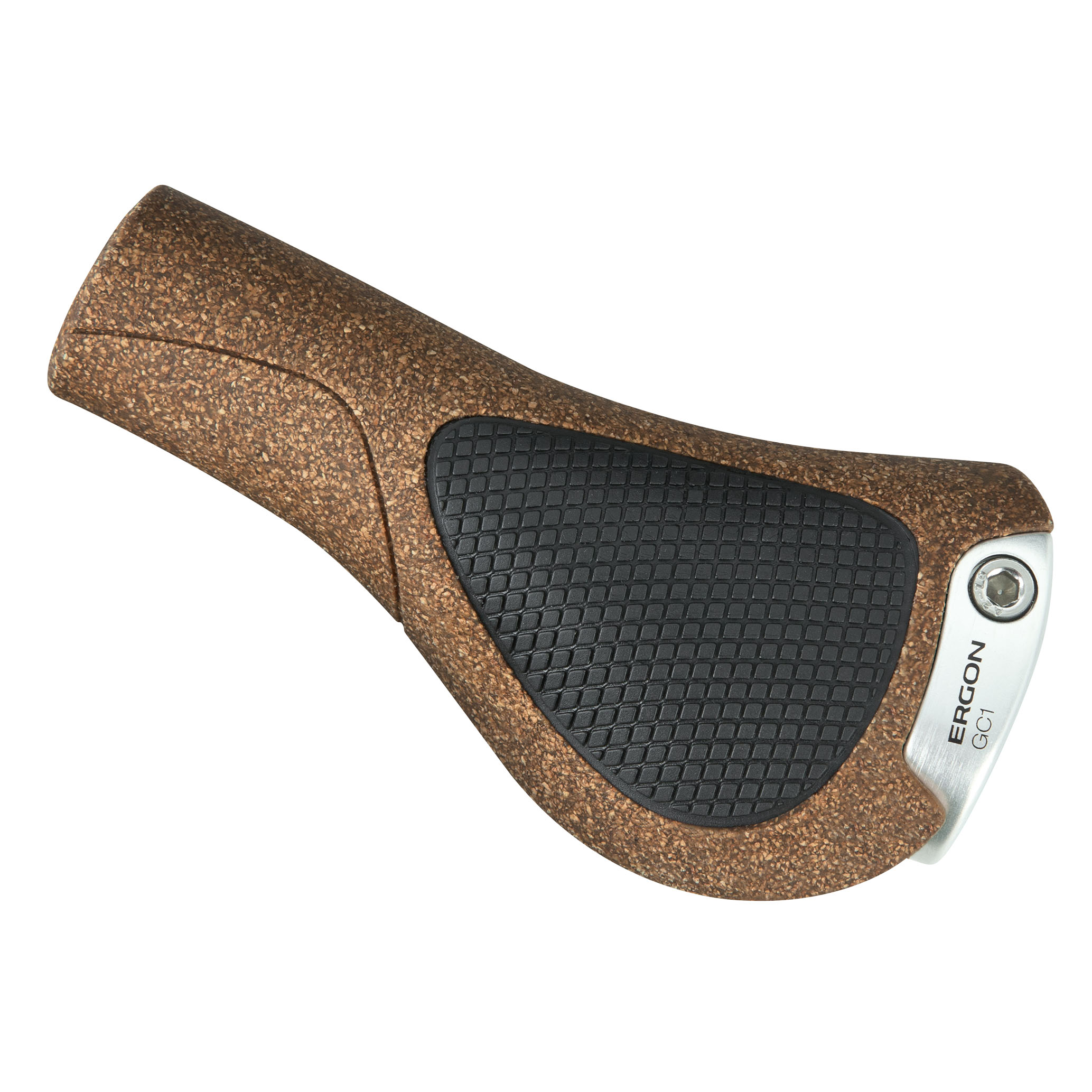 Ergon GC1 BioKork Grips, Regular, Black