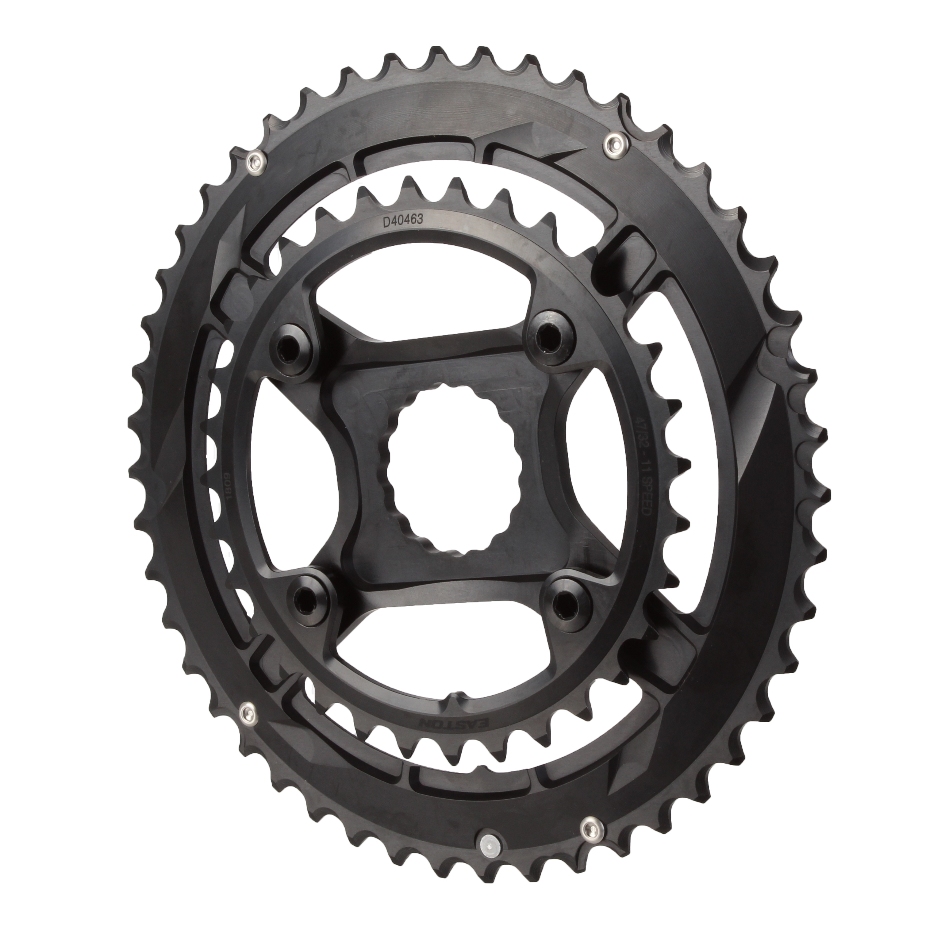 Easton EA90 Gravel Rings, 110BCD 47+32T, Black