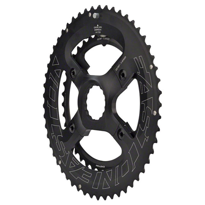 Easton Chainring/Spider Assembly, 110BCDx50/34T, Black