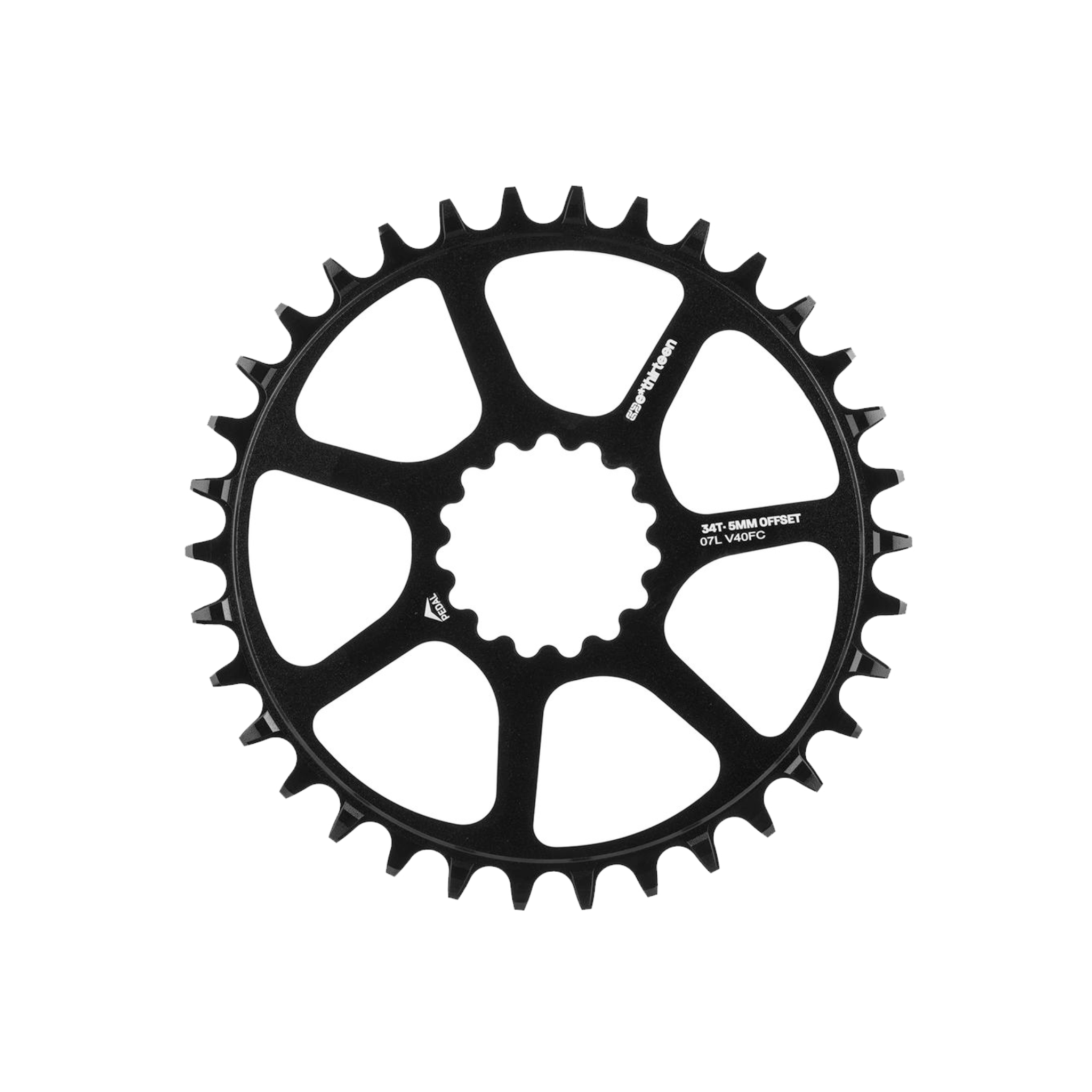 E*thirteen Ultralight Guidering (5mm Boost), 32t - Black