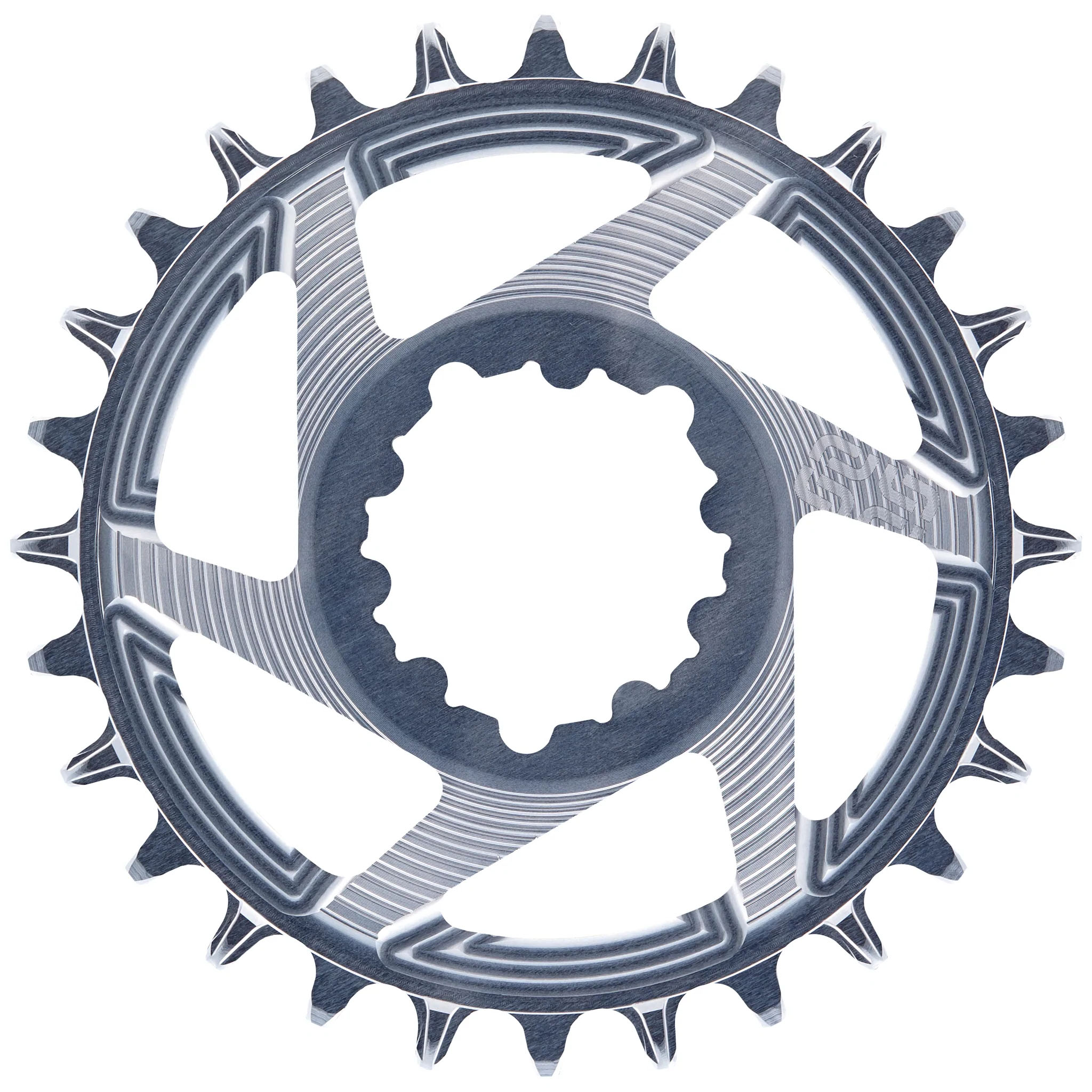 E*thirteen Helix R Guidering (3mm Offset), 3-Bolt, 28t, Gray 