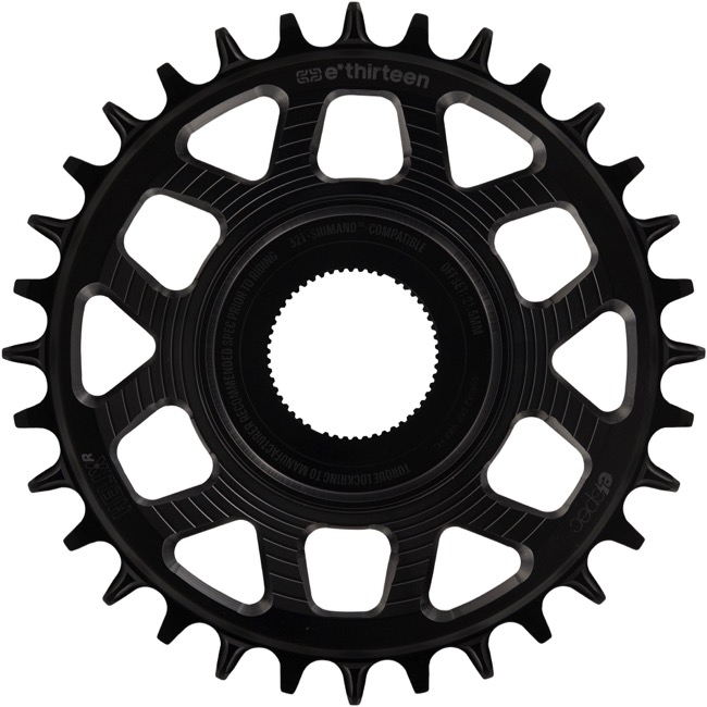 E*thirteen Helix R e*spec C-ring, Shimano EP8 , 34t -Black