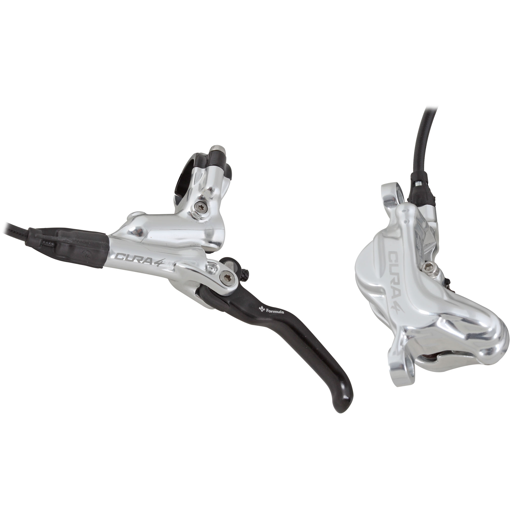 Formula Italy CURA-4 Disc Brake Kit, Front or Rear, Silver