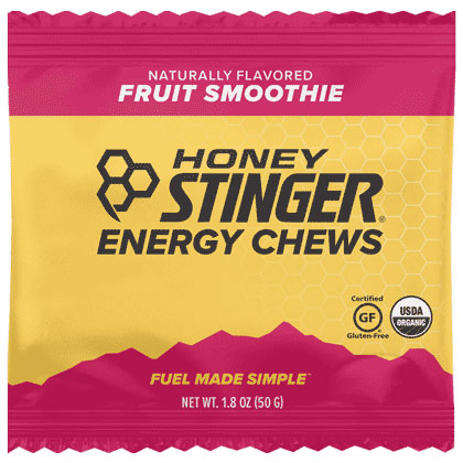 Honey Stinger Organic Energy Chews, Fruit Smoothie, 12/Count