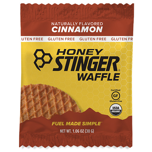 Honey Stinger Gluten-Free Stinger Waffle, Cinnamon, 12/Count