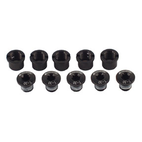 FSA Torx T30 Double Ring Bolt Set, Black Aluminum