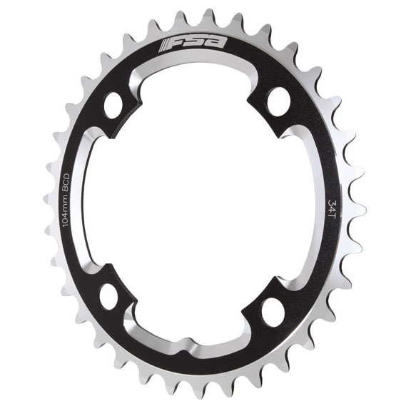 FSA DH 3mm Chainring, 104BCD x 34T - Black 