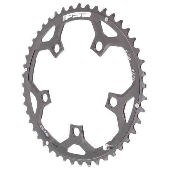 FSA Pro Road Chainring, 110BCDx46T Blk N-10/11