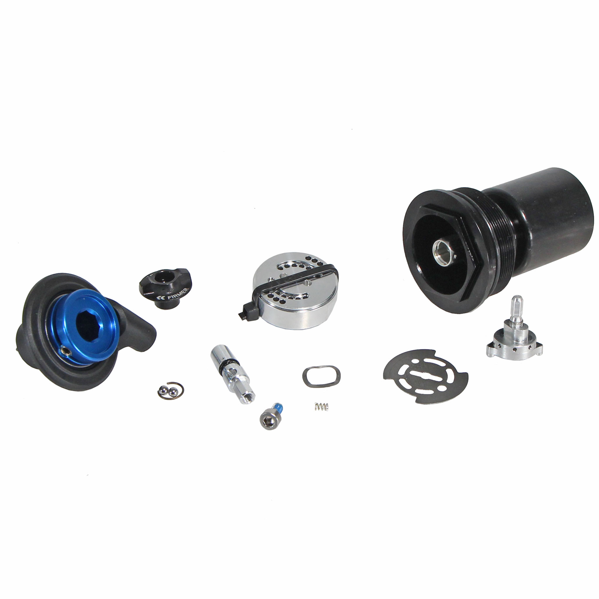 Fox Shox Top Cap Assembly, 2020 34 FIT4 F-S, Rem, 2-Pos,Push-Lk