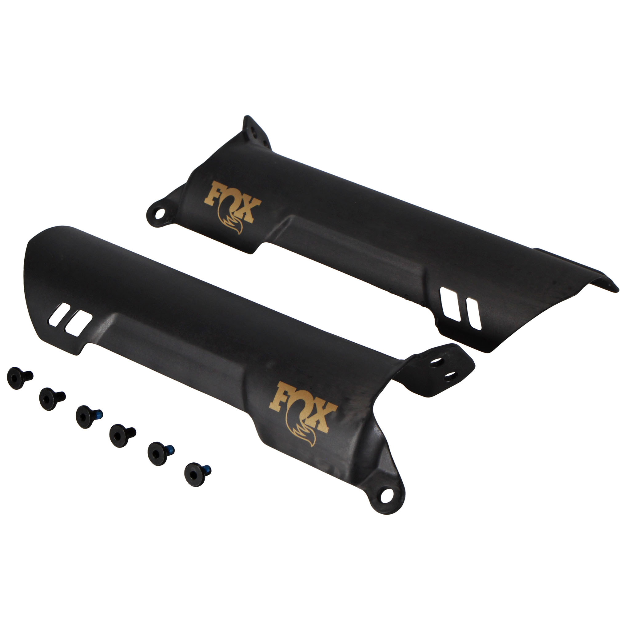 Fox Shox Lower Leg Guards Assembly, Podium, Black