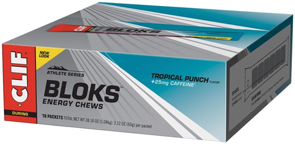 Clif Bloks Energy Chews, Tropical Punch, 18/Count