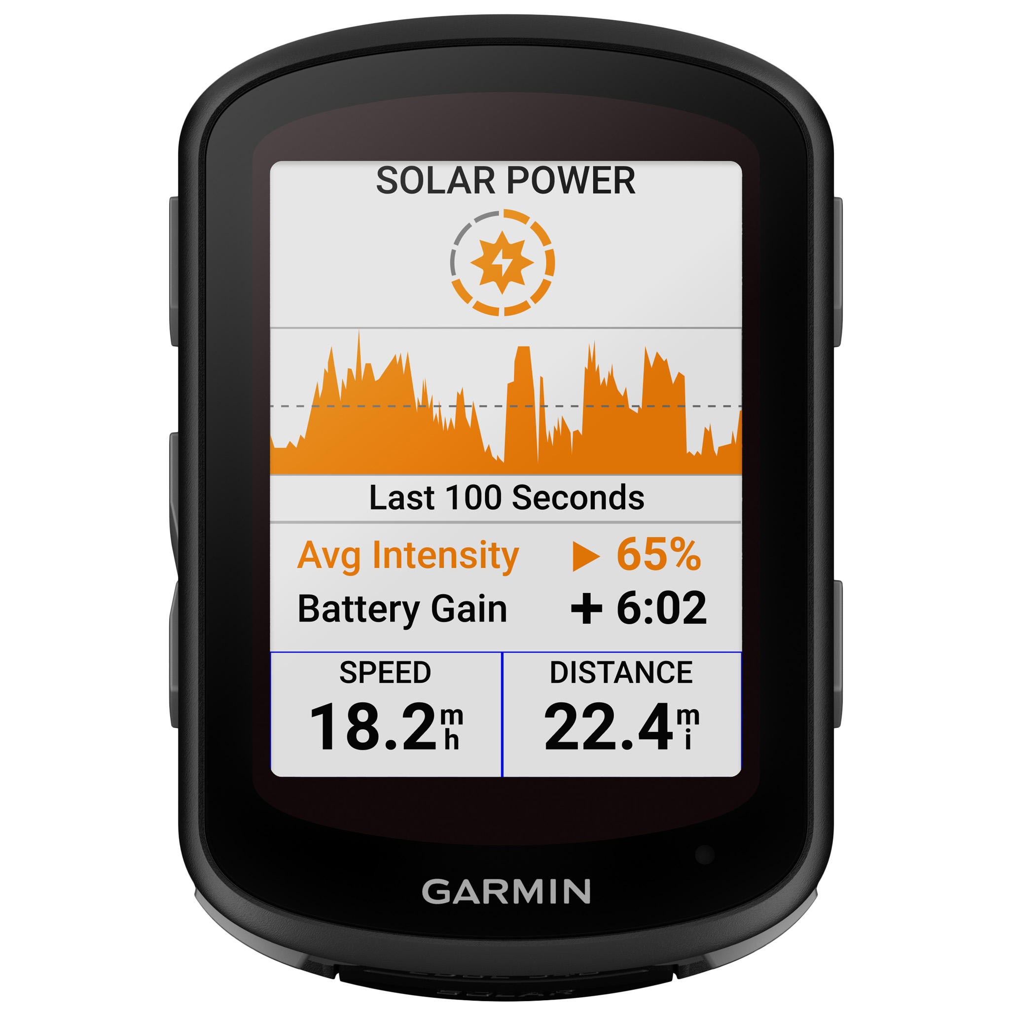 Garmin Edge 540 Solar GPS, Black 