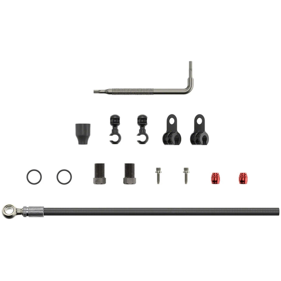SRAM Disc Brake Hydraulic 2000m Tube Kit, Silver Banjo