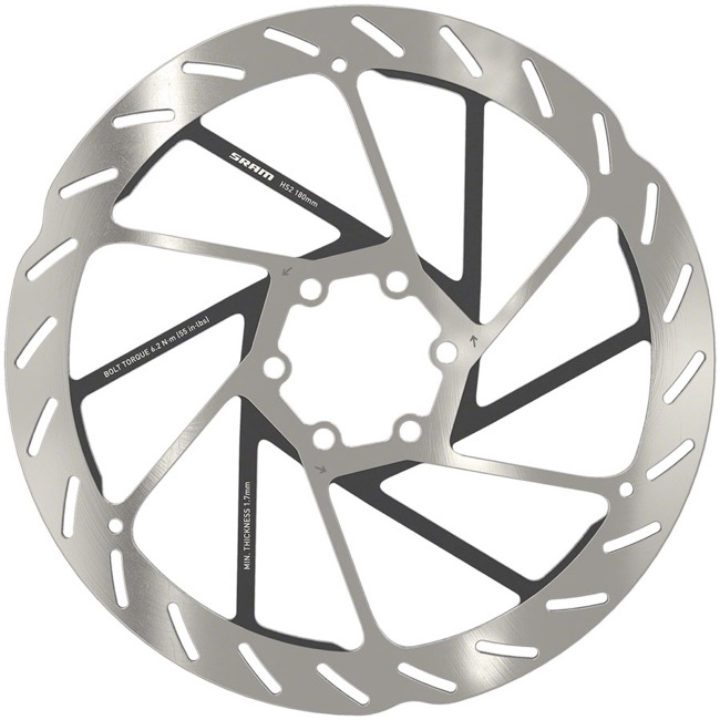 SRAM HS2 6-Bolt Rotor, Rounded, 200mm