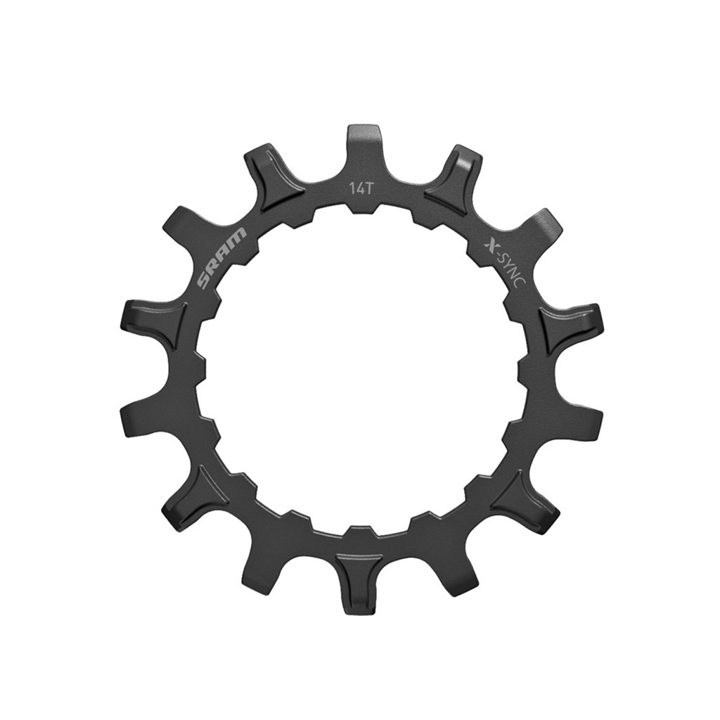 SRAM X-Sync EX1 Sprocket, Steel, Bosch Gen 2, 14t, Black