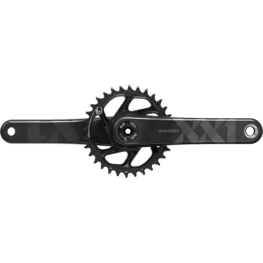 SRAM XX1 Eagle 12sp Cranks, No BB, 34t, 175mm, CL52, Black