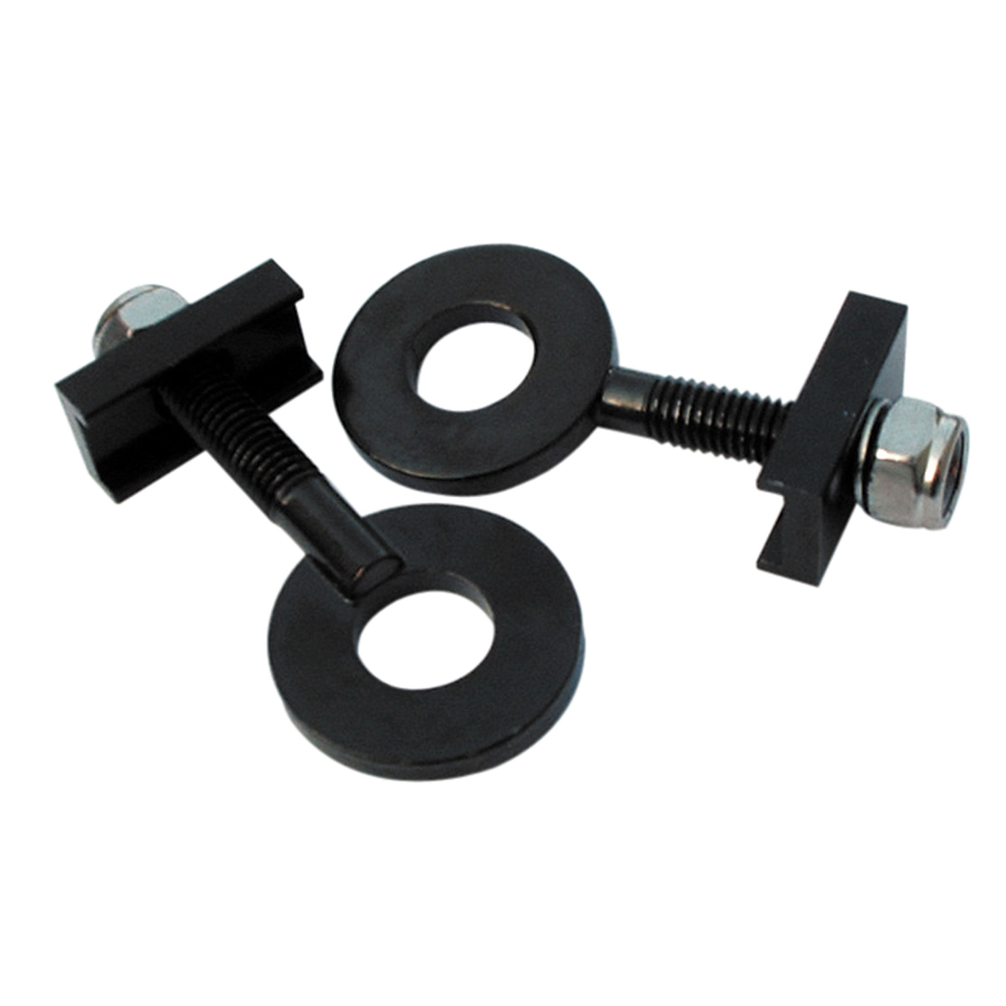 Gusset Disco Steel Axle Tensioner, 10mm - Black Pr