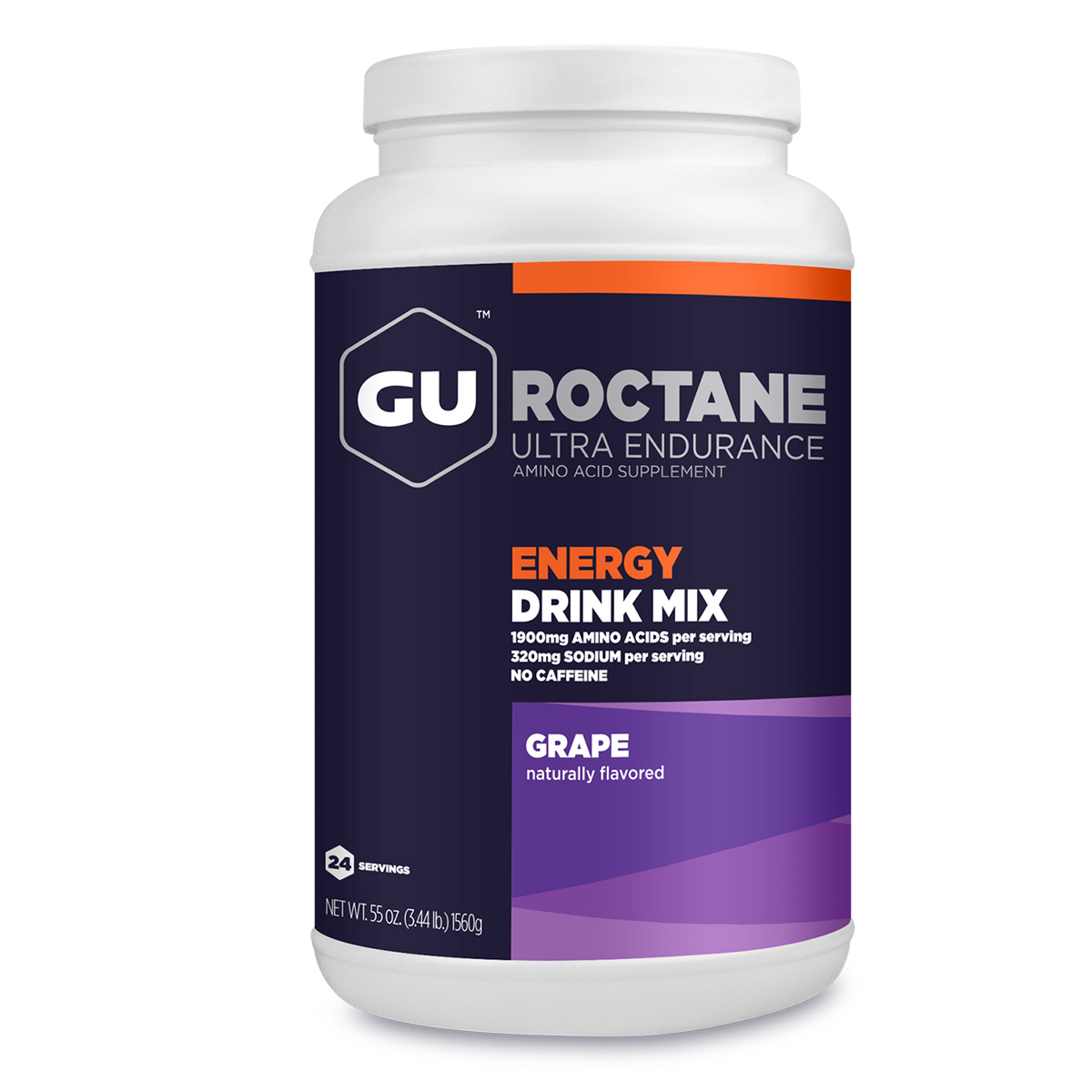 GU Roctane Drink Mix, Grape, 24 Servings