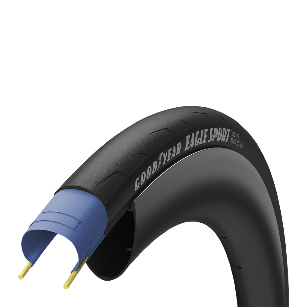 Goodyear Eagle Sport Tube Type Tire, 700 x 30c, Black