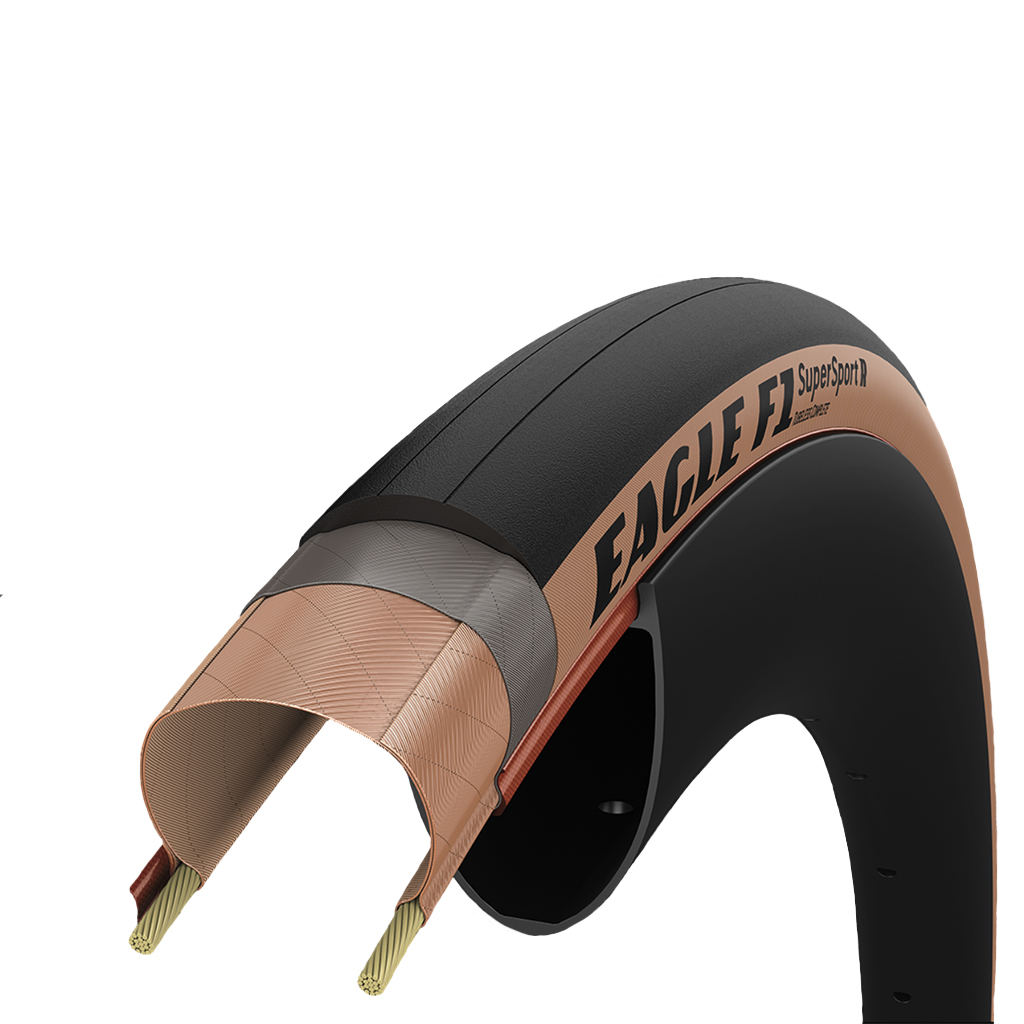 Goodyear Eagle F1 SuperSport R Tubeless Tire 700 x 28c, Tan