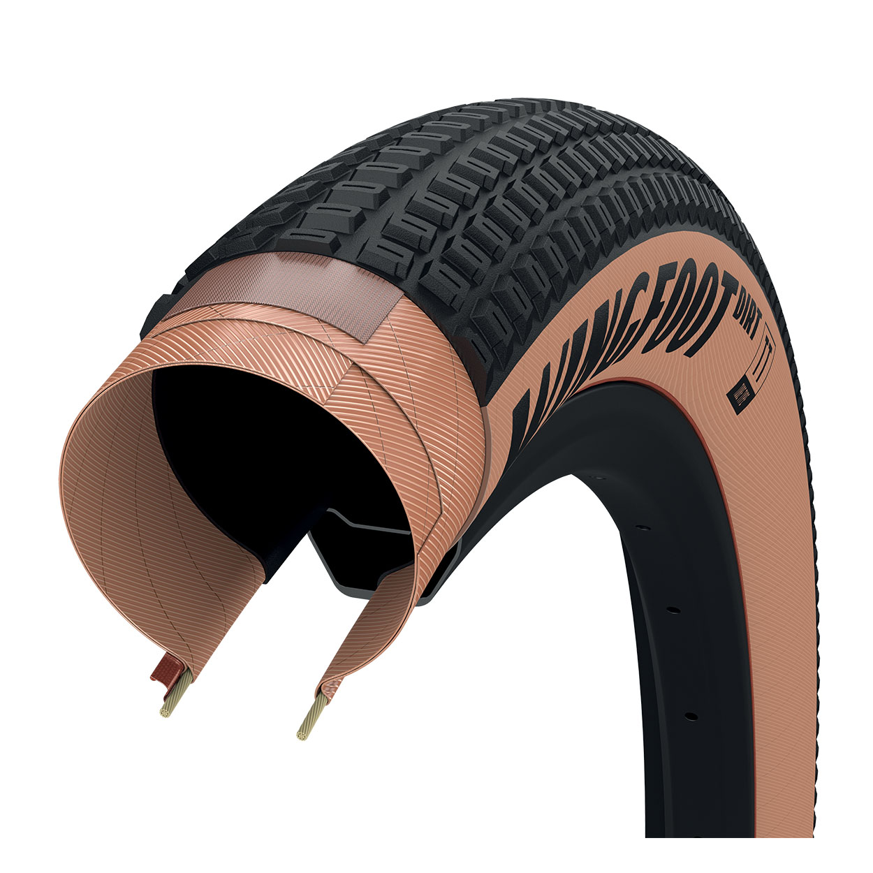 Goodyear Wingfoot Dirt Tube Type 26x2.2, Transparent