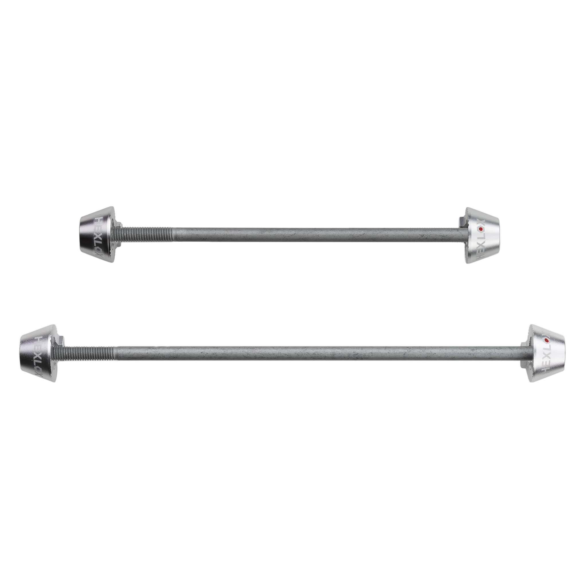 Hexlox Wheel Skewer, Road, F/R Set, Silver
