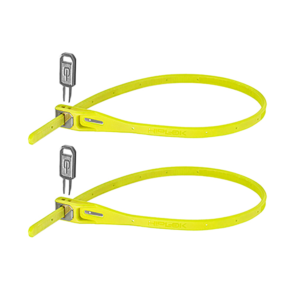 Hiplok Z Lok Twin Count Zip Key Lock, Lime