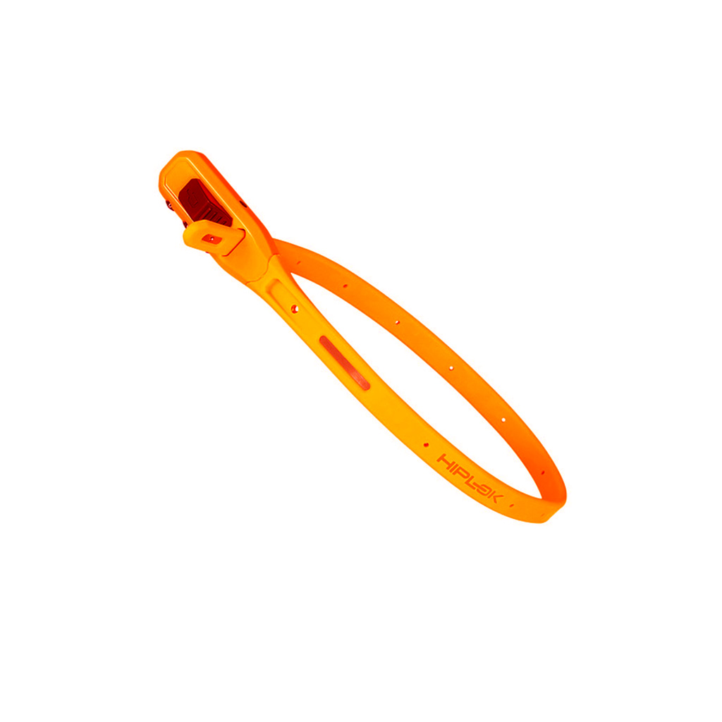 Hiplok Z Lok Single Zip Combo V2 Lock w/ Bracket, Orange