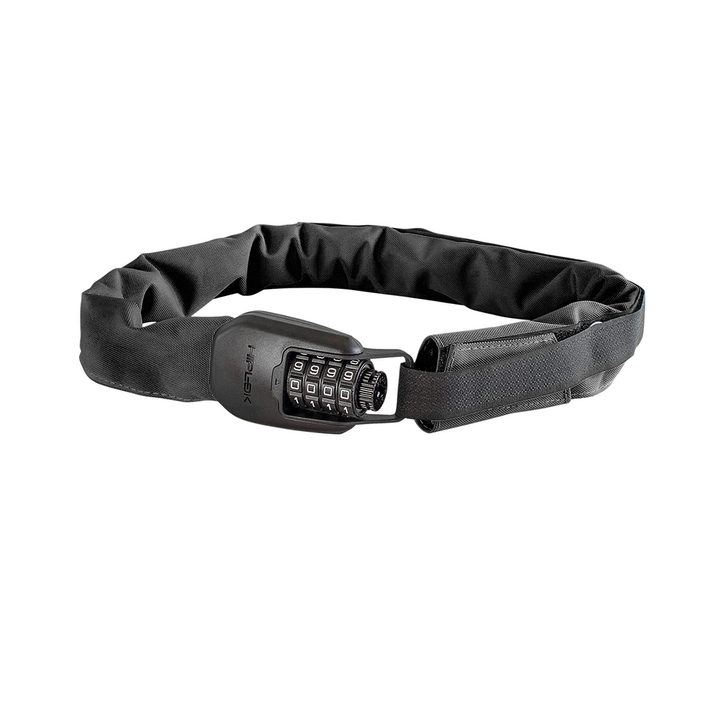 Hiplok Spin Chain Lock, 6mm x 75cm, Black