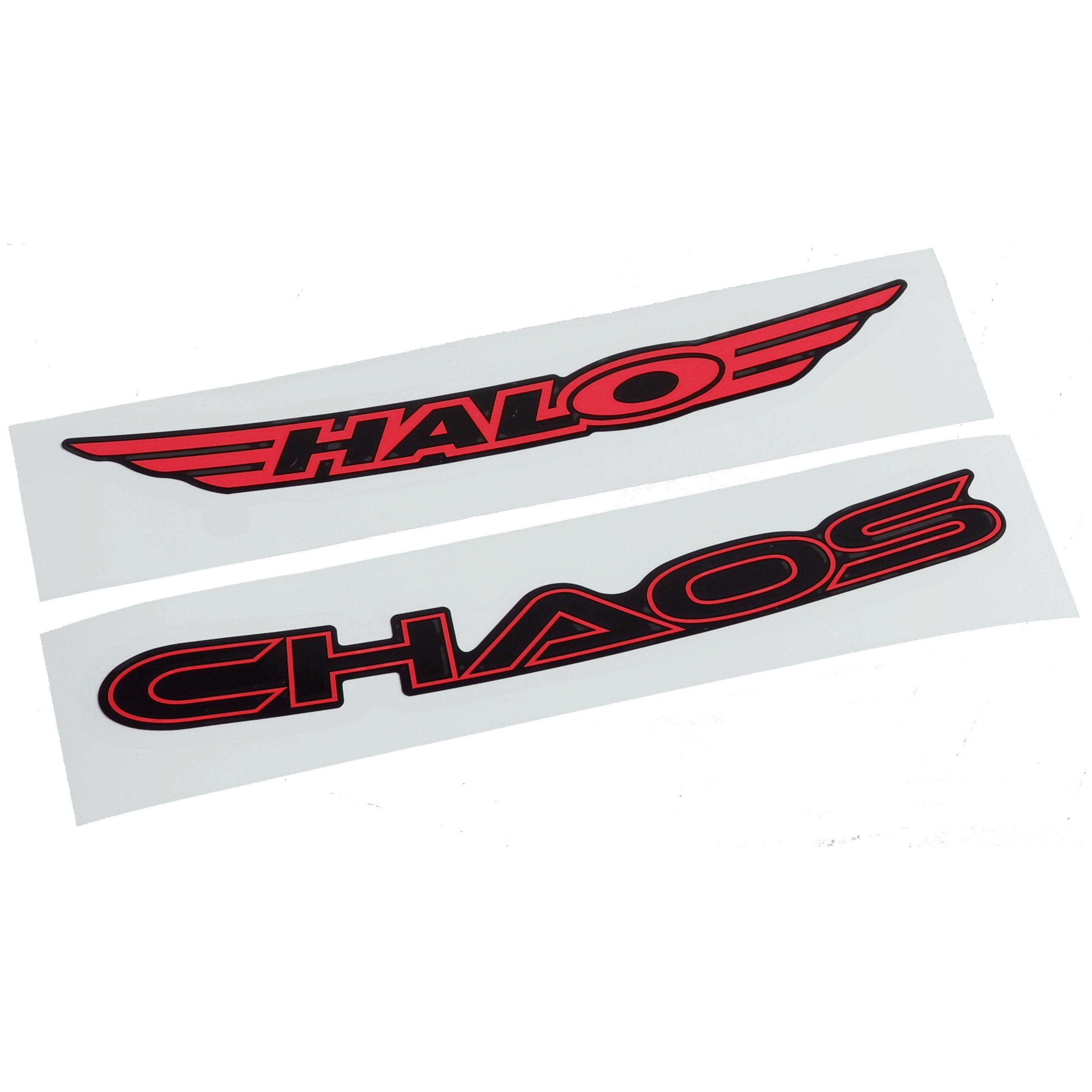 Halo Chaos Rim Decals, Red