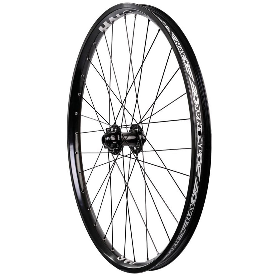 Halo SAS/MT 26" Disc Front Wheel, 32h, Black