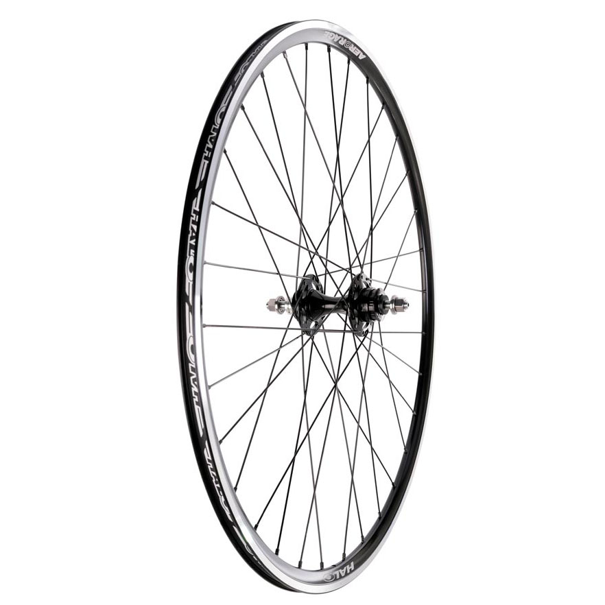 Halo Aero Rage Rear Wheel, 32h (Fixed/Freewheel), Black