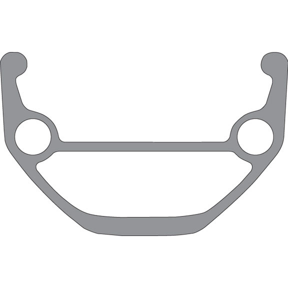 Halo T2 26" Rim, 36h, black