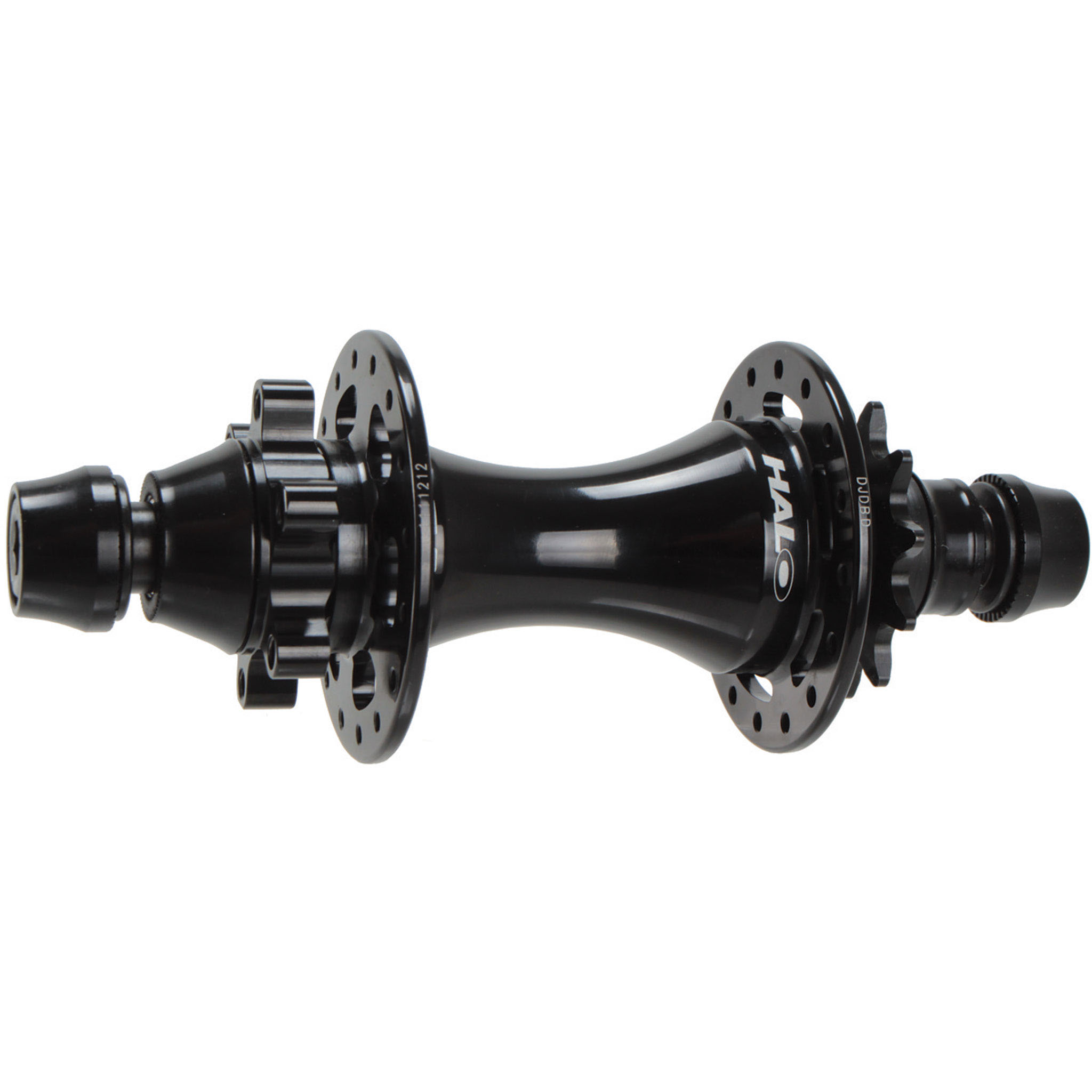 Halo DJD-SupaDrive Rear Hub, (10/14mm) 32h Black