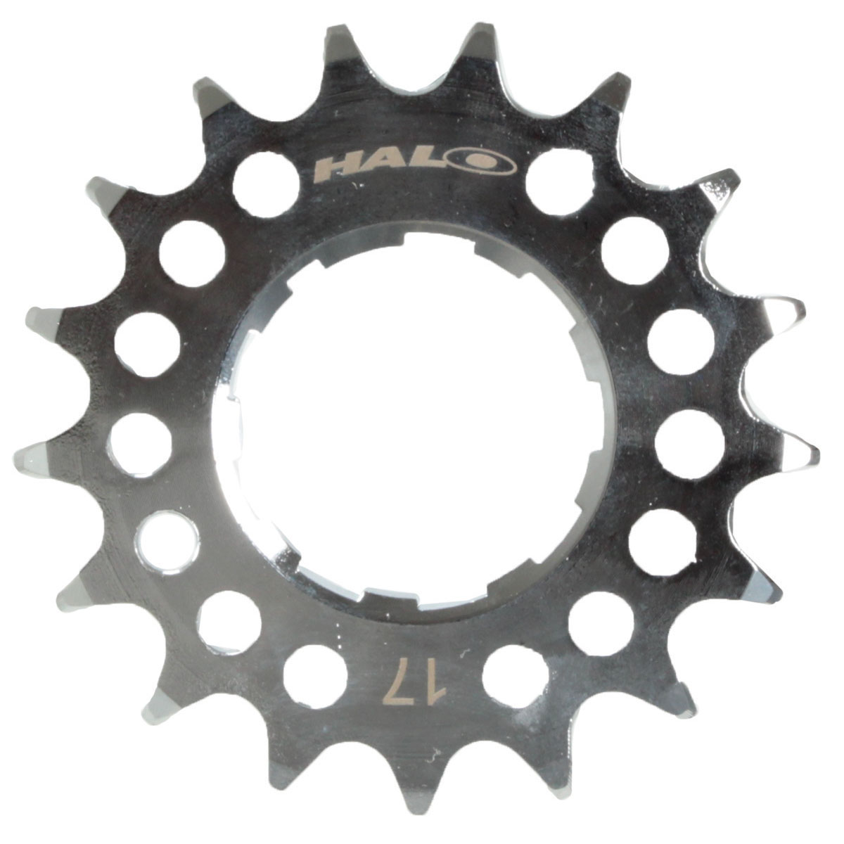 Halo Fat Foot Cog, 1/8", 17t, Chrome