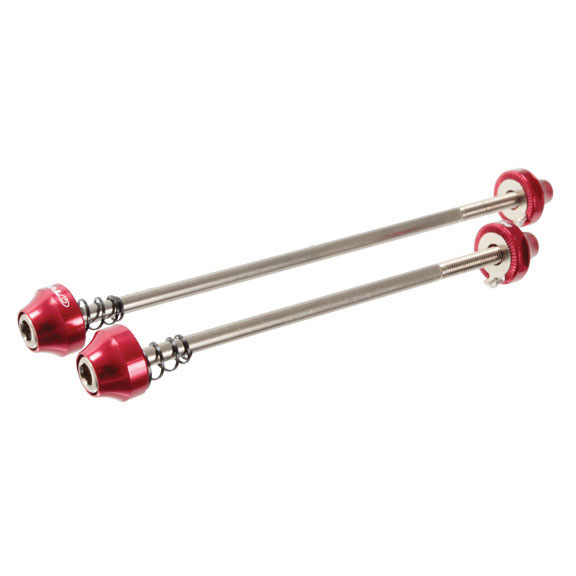 Halo Hex Key Wheel Skewers, F/R, Red