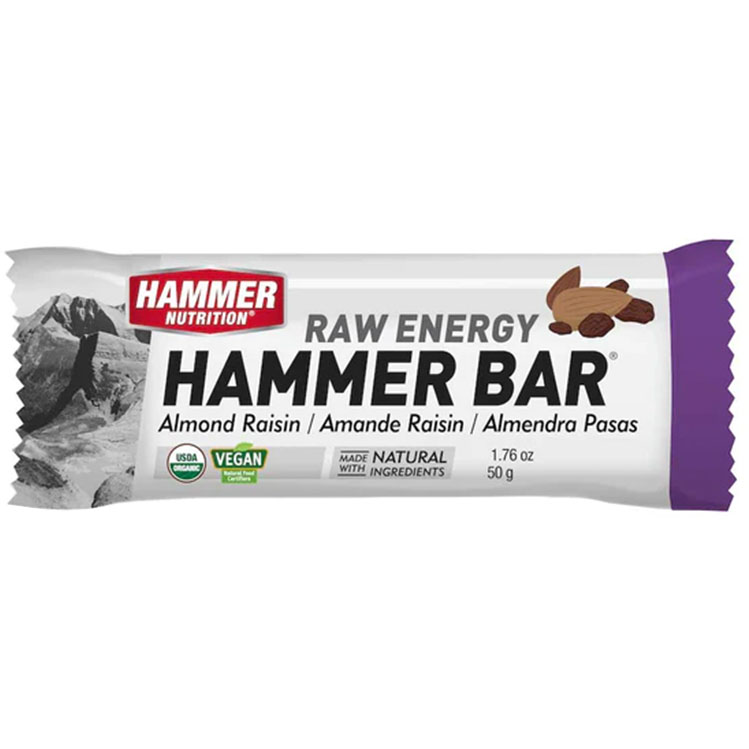 Hammer Nutrition Hammer Bar, Almond-Raisin, 12/Count