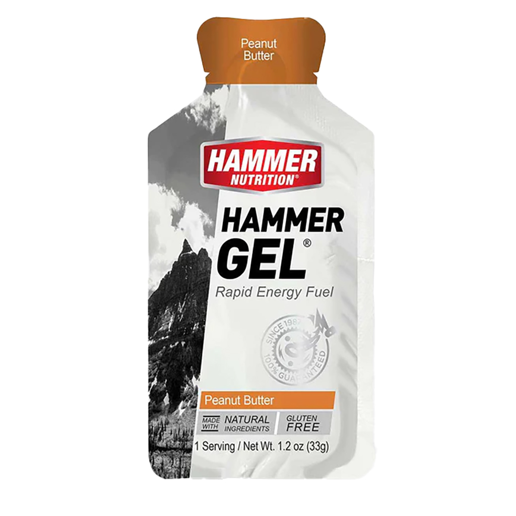 Hammer Nutrition Hammer Gel, Peanut Butter, 24/Count