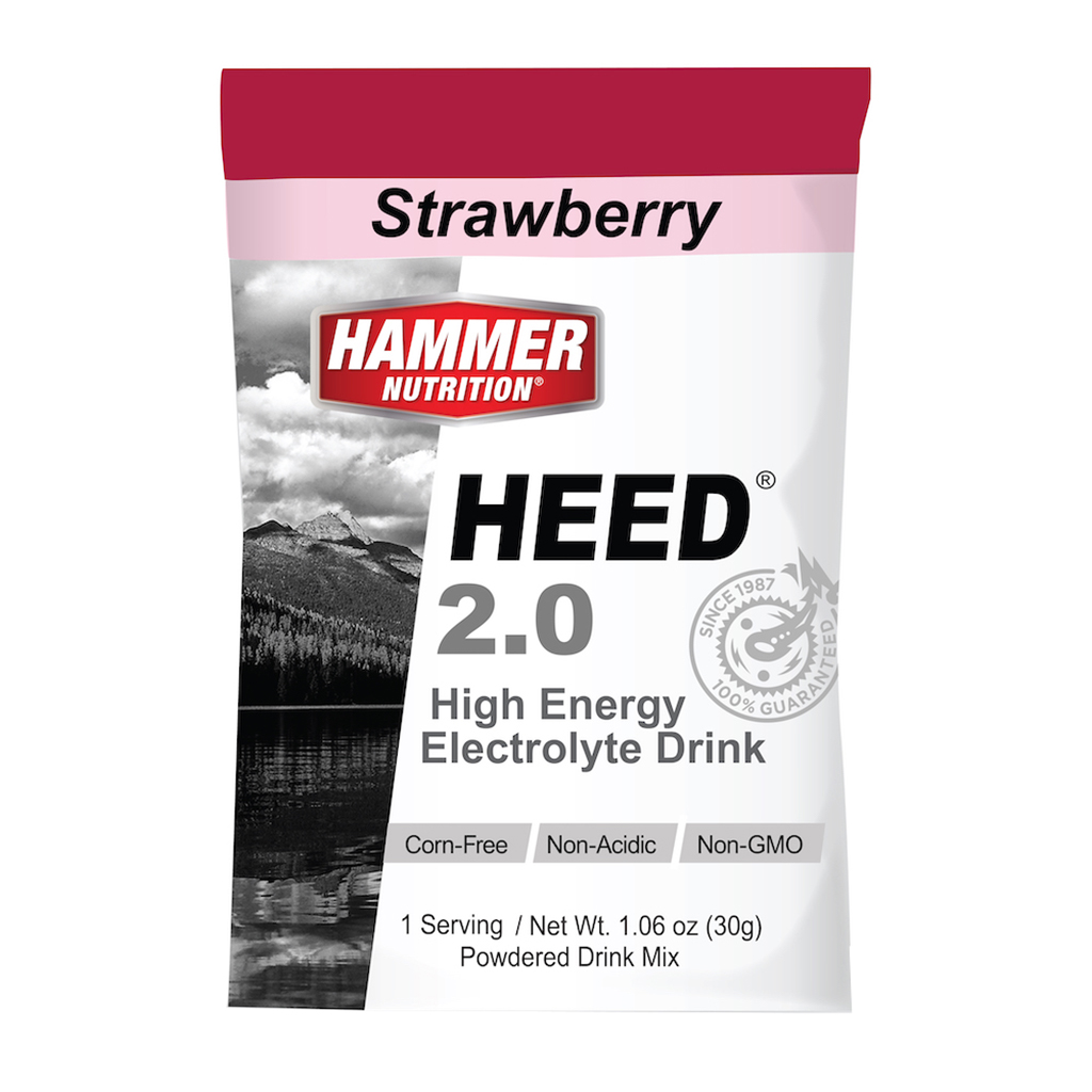 Hammer Nutrition Heed, Strawberry 2.0, 1.06oz (12/Box)